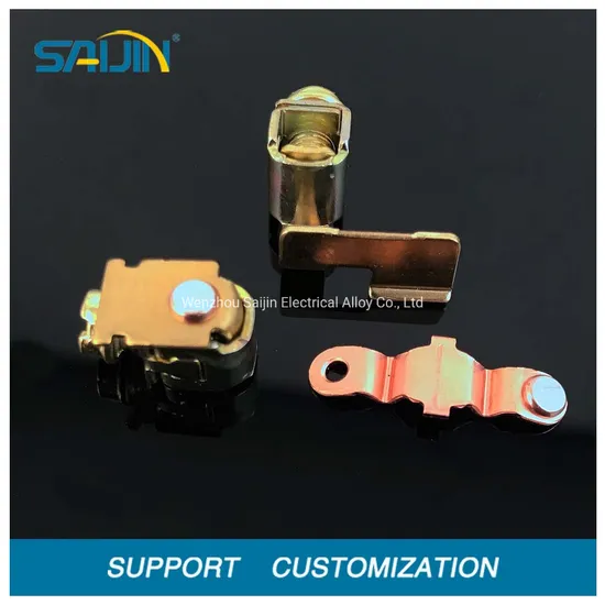 10A 250V Push Button Switch Electrical Brass Phosphor Bronze Contacts Rocker Brass Single Way Switch Parts
