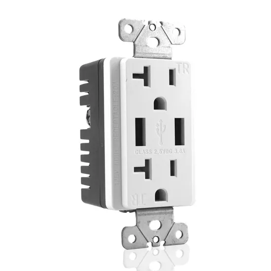 American Standard Duplex Receptacle with 2 Type a USB Port
