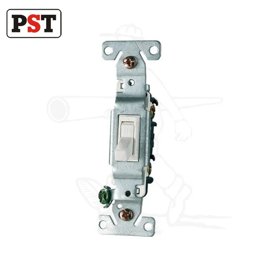 UL Approved White Color 3 Ways Toggle Switch
