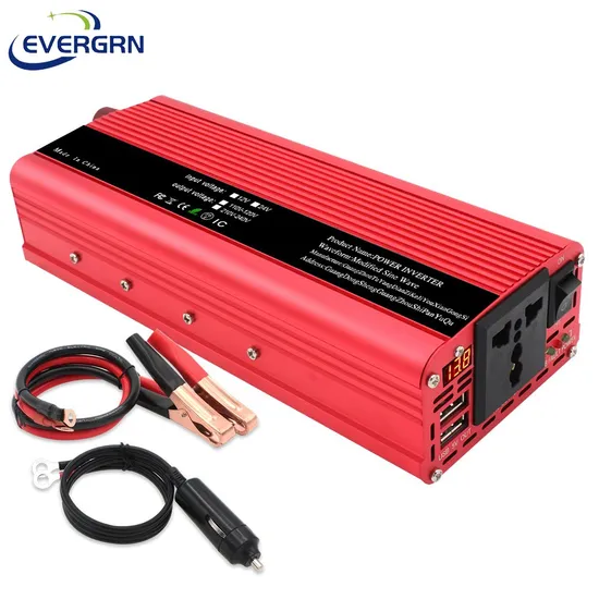 High Quality 1000W 2600W DC 12V to AC 220V Invertor Modified Sine Wave Power Car Inverter