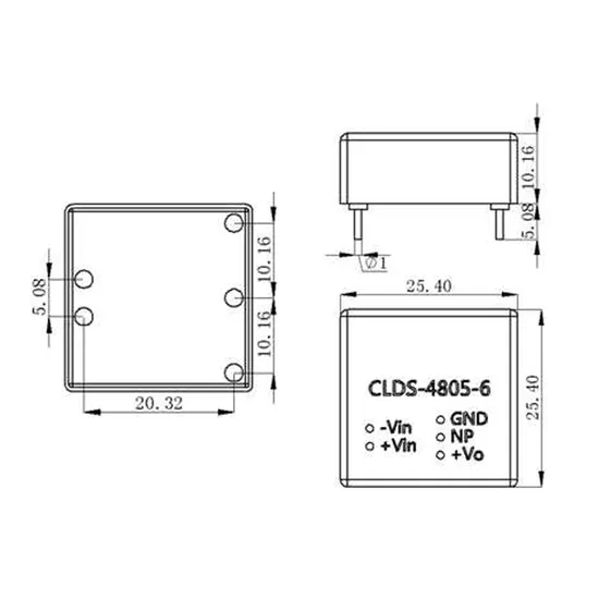 High Precision Single Output DC-DC Inverter Converter Power Module
