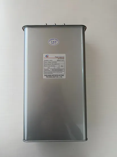 Geyue Bsmj Series Three Phase Metallized Polypropylene Film Self-Healing Shunt Capacitor (Three-phase Compensation) Type-B 0.4kv Bsmj0.4-35-3