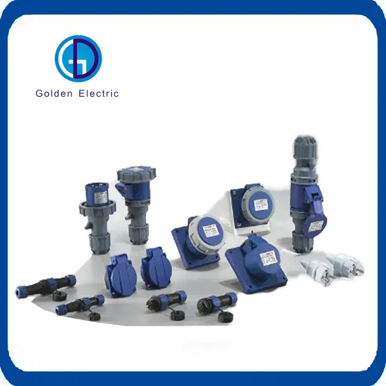 IP44/IP67 Waterproof Industrial Electric Plug and Socket Male Female Socket 16A 32A 63A 125A Factory Direct Sales