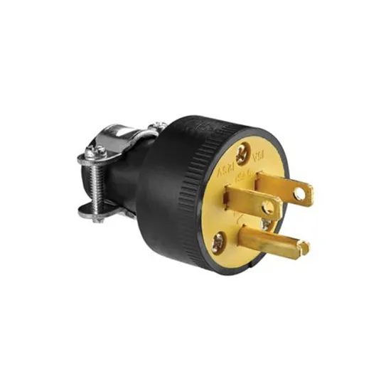 Us Grounded Power Plug Straight Blade Plug NEMA 5-15p Plug