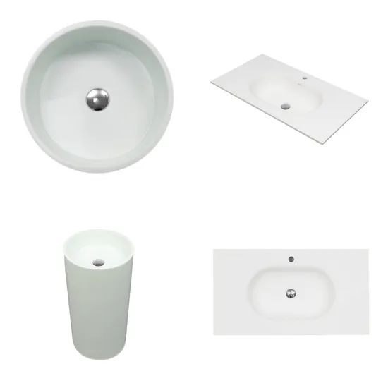 Pure Acrylic Kitchen Sink Granite Sink Vanity Wash Basinsink