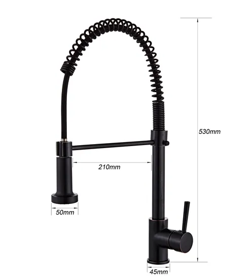 2023 Health SUS304 Pullout Kitchen Faucet 690102