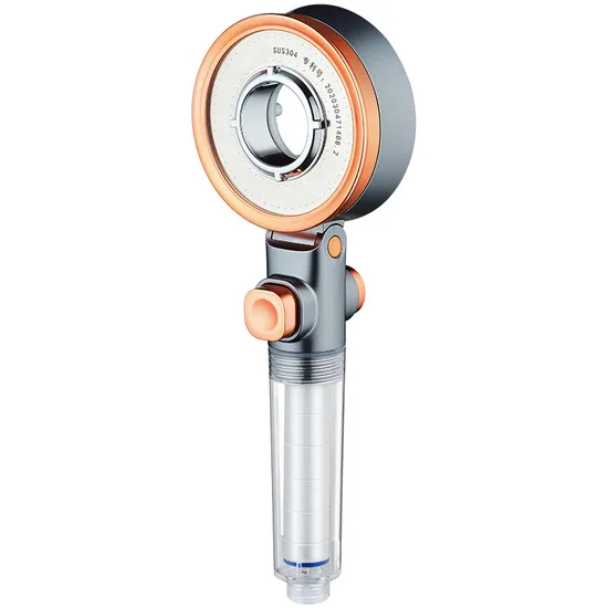 Modern High Pressure Massage ABS Bathroom Shower Head with PP Cotton Filter
