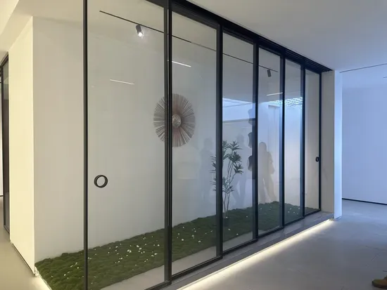 Latest Aluminum Windows Frames Grill Design Modern Soundproof Window Solid Design