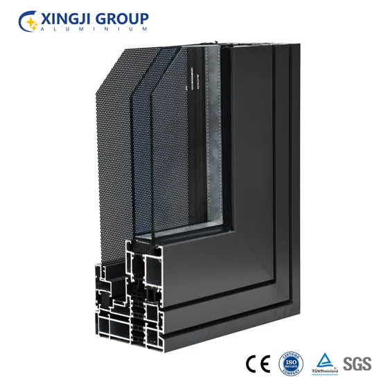 Thermal Break Window System Whole Set Aluminium Architecture Profile