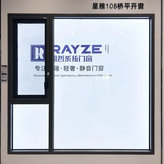Foshan China Double Glazing Thermal Break Aluminium Casement Window