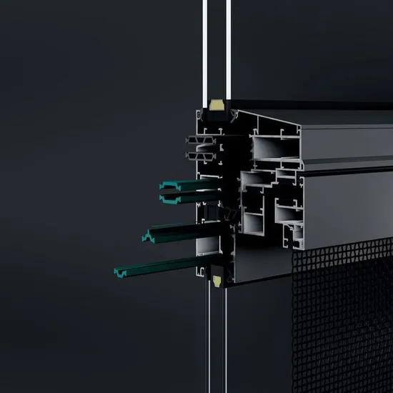 OEM Custom High Quality White/Sand Gray Gra System Window