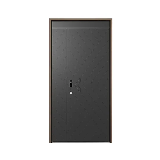 for Houses Front Entry Doors Latest Modern Design Villa Apartment Entrance Exterior Security Fire-Rated Cast Aluminum Doors