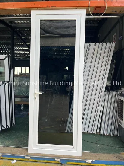 Popular French Design Vinyl Double Glazed Waterproof Plastic French PVC Casement Door