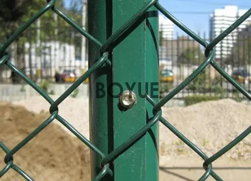 Boyue Hot Selling Cheap Price Galvanized PVC Coated Chain Link Fence