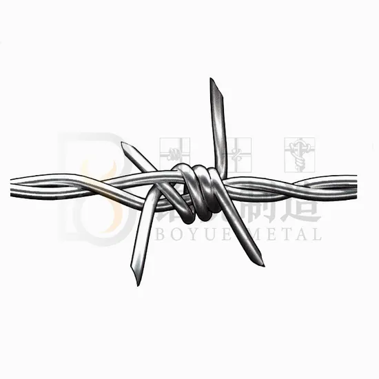 Hot Dipped Galvanized Barbed Wire High Quality Road Barbed Wire Wire Making for Cattle Fencing