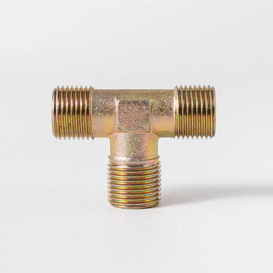 Hydraulic Fitting Truck Brake Air Pipe Master Cylinder Main Beam Three-Way Iron Threaded Joint Tee
