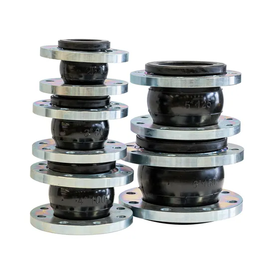 Oil Resistant ANSI 150lb Pn16 DIN Forged Carbon Steel Flange End EPDM NBR Single Sphere Ball Flexible Rubber Expansion Joint