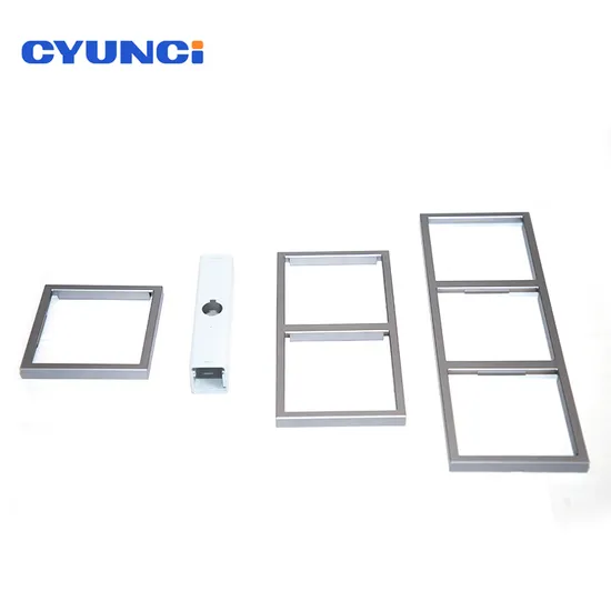 Customize Square Pipe Aluminium Profile T Slotted Extruded Anodized Aluminum Profile for Car Amplifier Window Door