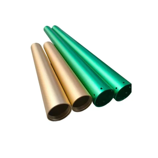 6063 6061 6005 6060 6082 Bright Color Anodizing Industrial Aluminum Extrusion Pipe Construction Aluminum Profile Tube