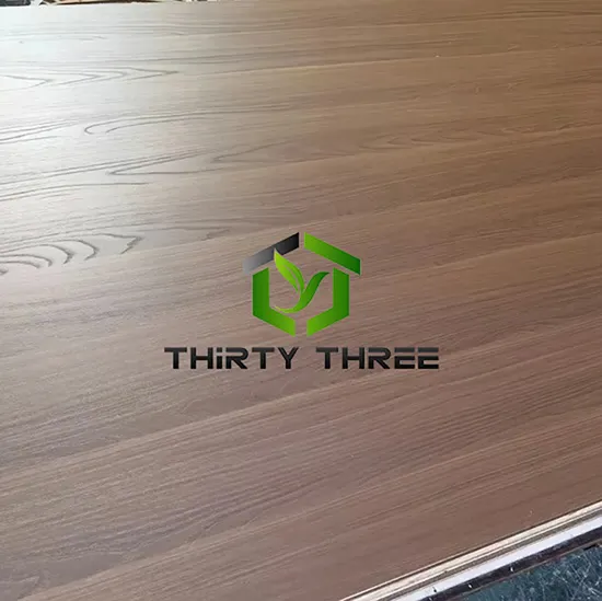 1.5mm Furniture Grade Melamine Faced Plywood Synchronized Recon Plywood for Furniture