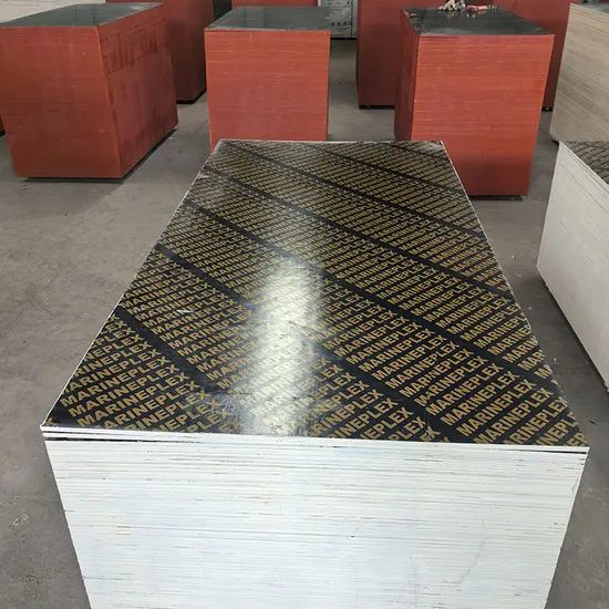 1220*2440*18mm Black Marine Film Faced Plywood for Construction Formwork