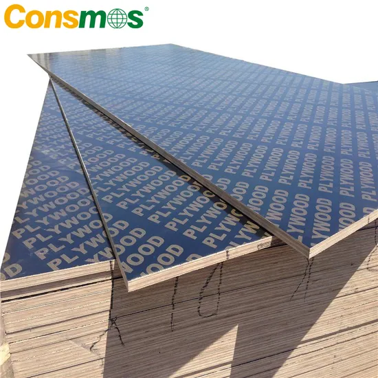 1220X2440mm*12mm/16mm/18mm Waterproof Phenolic Glue Construction Formwork Hardwood Black/Brown Marine Film Faced Shuttering Plywood Boards