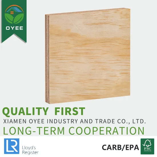 Fabricado En China Structural Pine Plywood CDX Plywood for Construction/Formwork Roofing