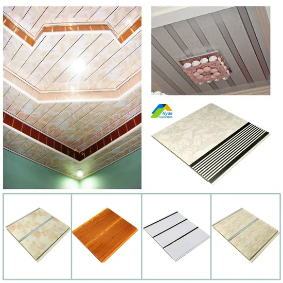 False Suspended Decorative Acoustic Board Price Decoration Material Techos En PVC False Ceiling Factory