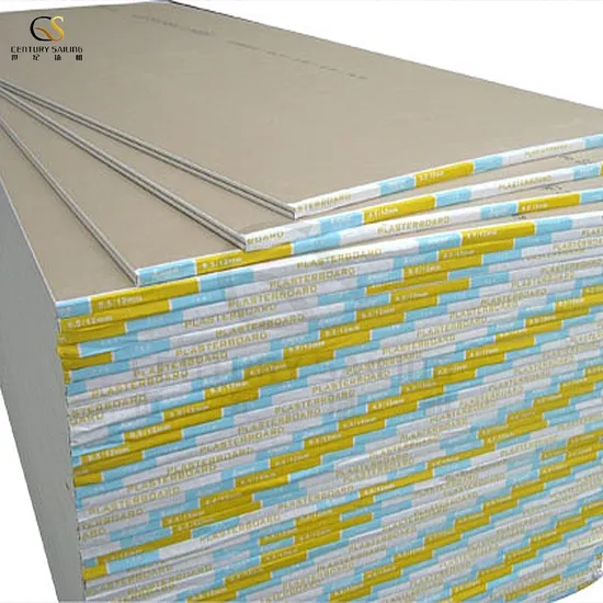 1220X2440mm Green Waterproof Gypsum Board False Ceiling for Wall Partition in China