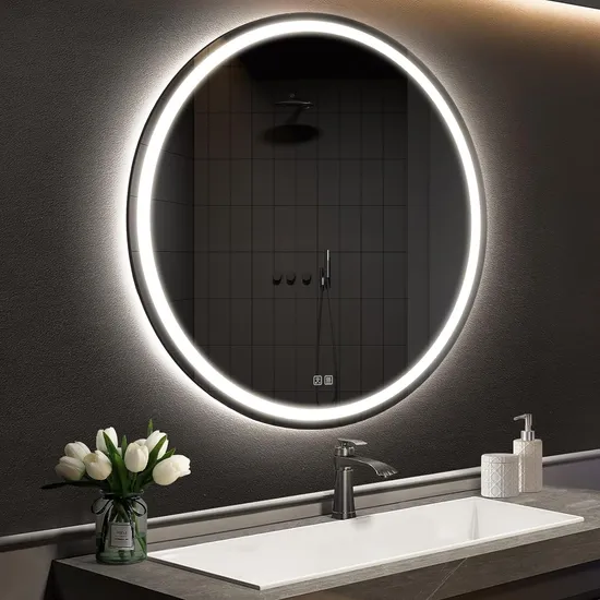 Round Home Decorative Bathroom LED Vanity Miror with Lights