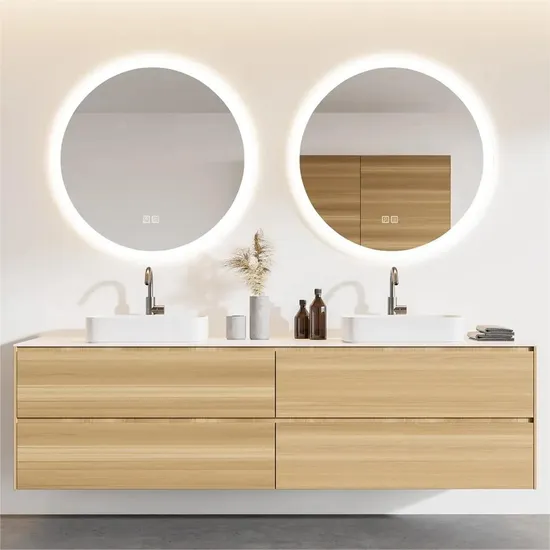 Wholesale Home Decoration Round Makeup Furniture Bathroom Vanity Mirror