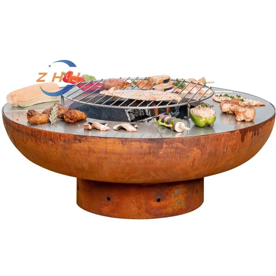 Customizable Cut Steel Fire Pit, Suitable for Heating and Barbecuing Grill
