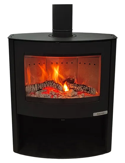 Indoor Household Independent Wood Burning Fireplace of QC-08