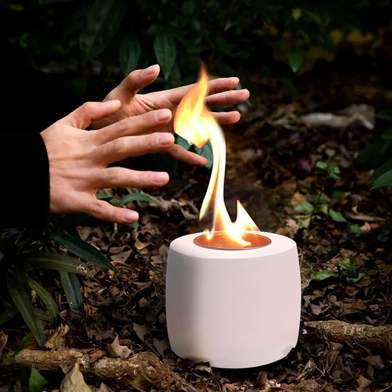 Colsen Round Concrete Tabletop Fire Pit