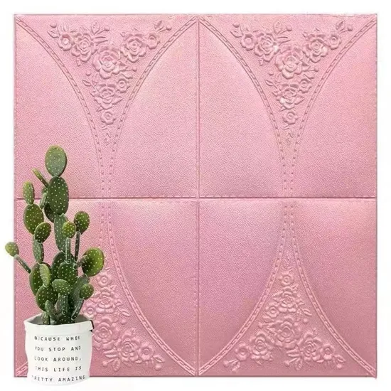 Modern Self-Adhesive Interior Home Decoration Waterproof Wallpaper 3D Foam Wall Stickers Can Be Customized