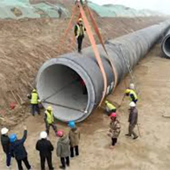 Pccp DN2000 Prestressed Steel Tube Concrete Drainage Pipe Municipal Water Supply and Drainage Pipe Large Diameter Water Pipe