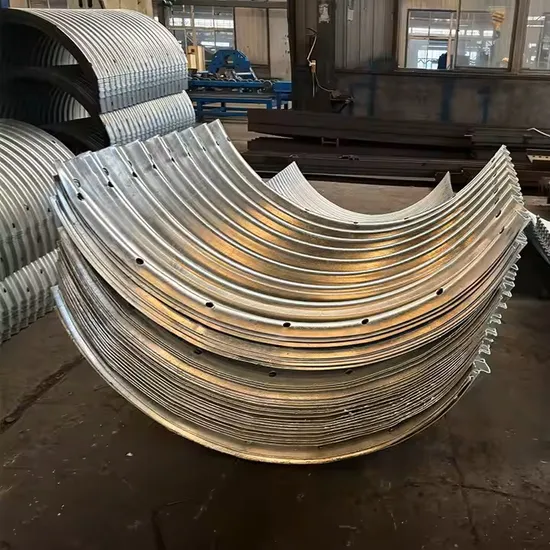 Best Price Custom Highway Wholesales Prices Different Diameters Galvanized Corrugated Steel Culverts Steel Arch Culvert Pipes for Road Construction