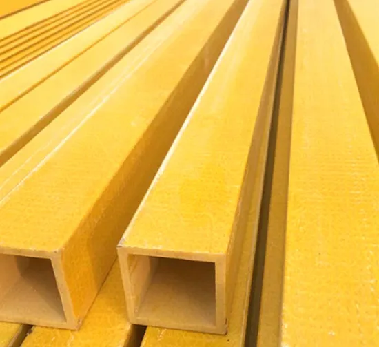 Industrial-Grade Lightweight Fiberglass Square Tube FRP Pipe for Tough Jobs