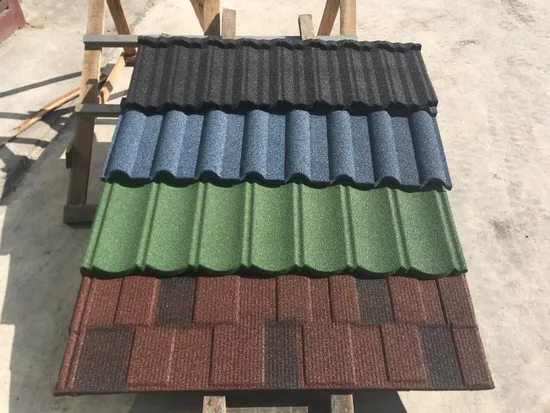 High Quality China Bond Tile Metal Roofing Sheets Low Prices 0.4 0.5mm Colorful Stone Coated Metal Roof Tile