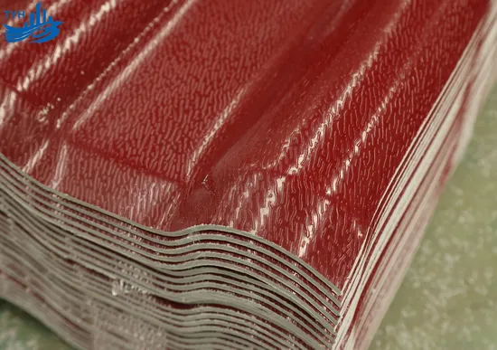 New Technology Anti-Corrosion Heat Resistant 2.3/2.5/2.7/3.0 mm Spanish Roma Plastic ASA Synthetic Resin Roofing Tile ASA Coated PVC Roof Sheet with Good Price