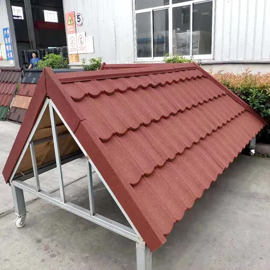 Roofing Building Materials Metal Construction Stone Coated Metal Roofing Shingle Tile