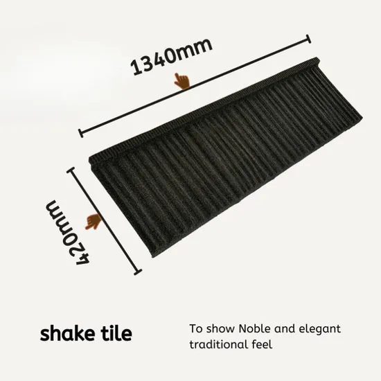 0.25mm 0.3mm 0.35mm 0.4mm Factory Directly Bond Stone Coated Metal Roof Tiles