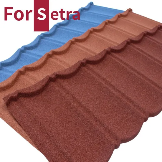 House Roof Covering Cheap Price Stone Coated Metal Roof Tiles From China Factory