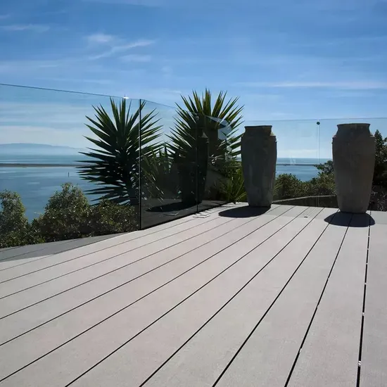 Outdoor Thermal and Wear Resistant 3D Embossed WPC Decking From China