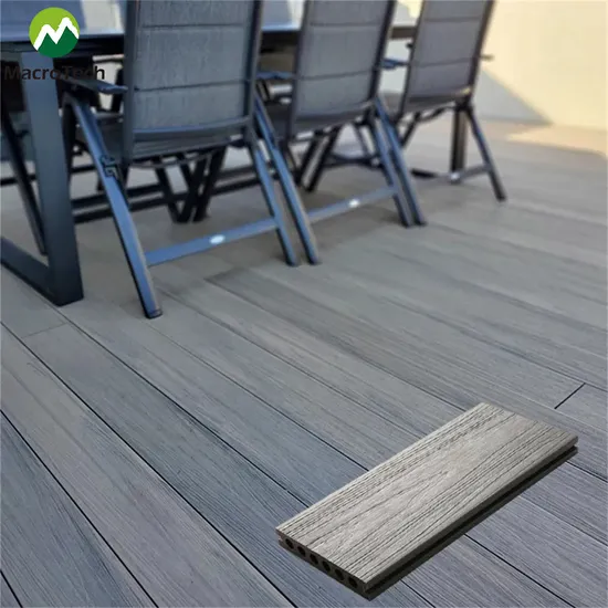 High Quality Wood Grain Plastic Composite Co Extruded WPC Decking
