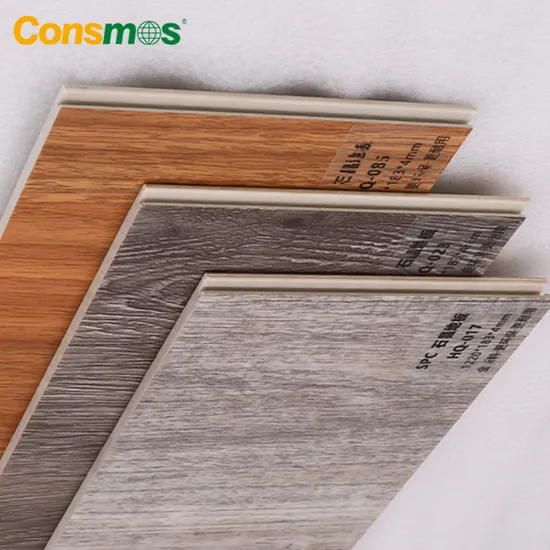 Waterproof Plastic Vinyl Plank Click Interlocking System Ceramic Look Stone Marble PVC Spc Flooring Tiles