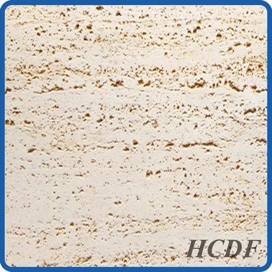 Flexible Fire Proof Waterproof 3D Print Mcm Travertine Stone Tile