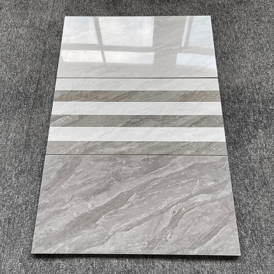 Grey Modern Designs Polished Glazed White Marble Ceramic Wall Tiles Bathroom