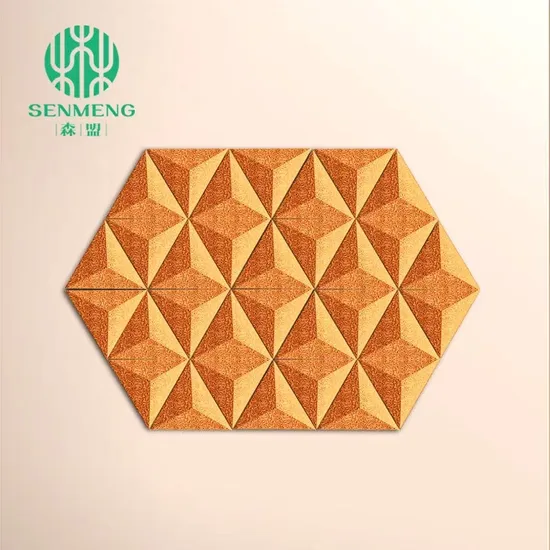 Premium Eco Friendly Customized Cork Wall Panels Good Acoustic Heat Insulation