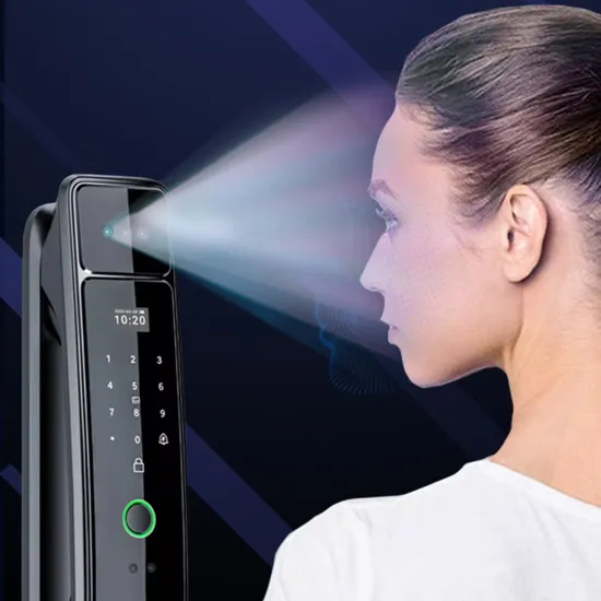 Tuya Video Intercom Smartphone Front Electronic Keypad Digital Password Fingerprint Card Key Card Smart Lock
